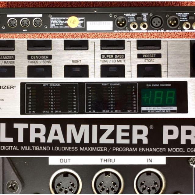 Behringer Behringer Ultramizer Pro DSP-1400P Loudness Maximizer Enhancer Exciter #46218 