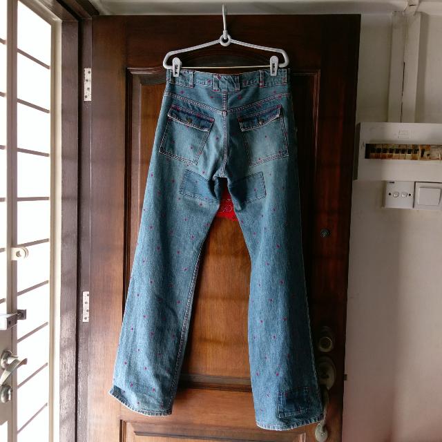UNDERCOVER patched jeans