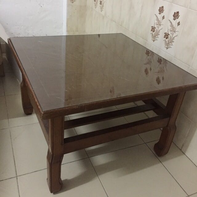 Wardrobes Stove A Dining Table And Glass Top Teapoy And Leather Chair Furniture Shelves Drawers On Carousell