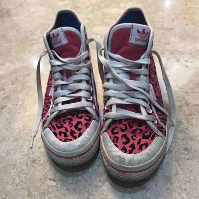 adidas pink leopard