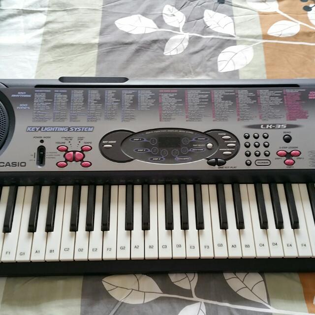 Casio LK 35 (61 KEYS KEYBOARD PIANO ORGAN) Music