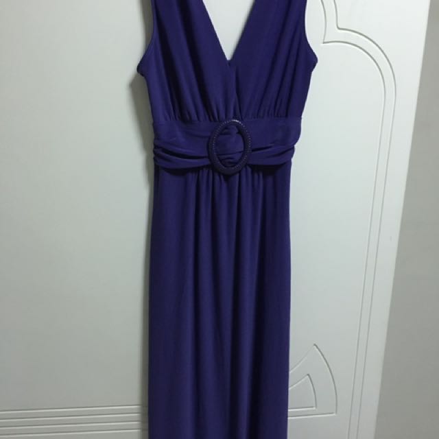 Dark Purple Maxi Dress