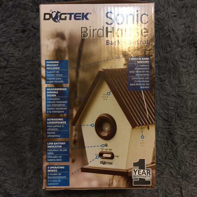 Dogtek sonic birdhouse bark control online