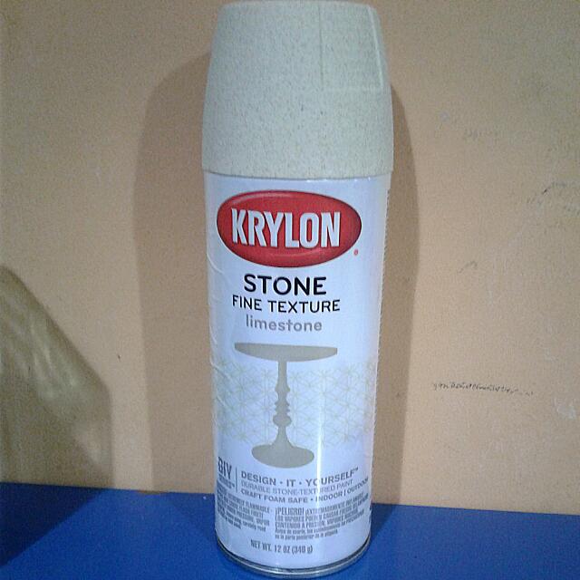 Krylon Stone Fine Texture RockStone Effect Spray Brand New, Hobbies