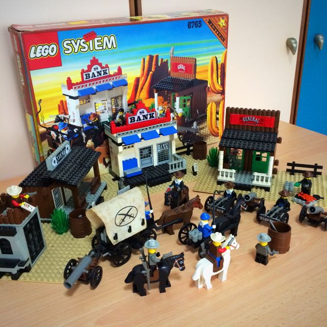 lego cowboy bank