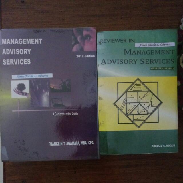 Management Advisory Services Books By Agamata & Roque, Hobbies & Toys