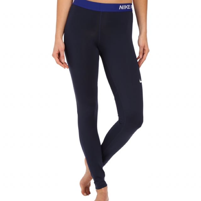 nike pro navy leggings