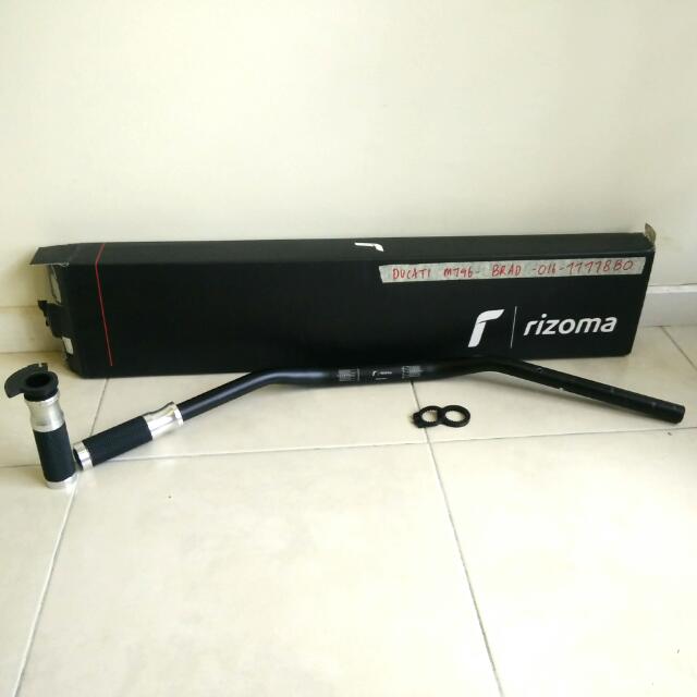 Original Rizoma MA005B Handlebar And GR205A Grip for Ducati
