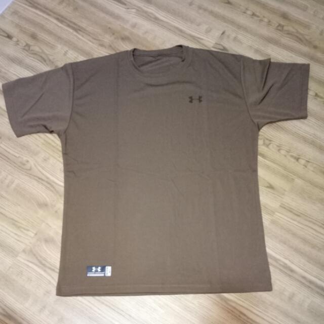 under armour brown t shirt