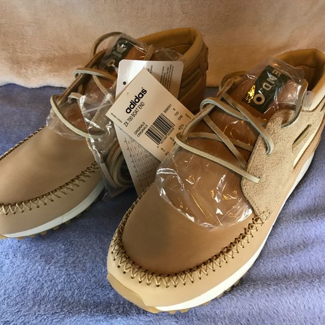 Us9 5 全新adidas X End Boat 帆船鞋 他的時尚 鞋子在旋轉拍賣