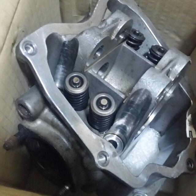 Used Cylinder Head Malossi V4 Head, Motorcycles, Motorcycle Accessories on  Carousell