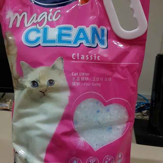 magic clean cat litter