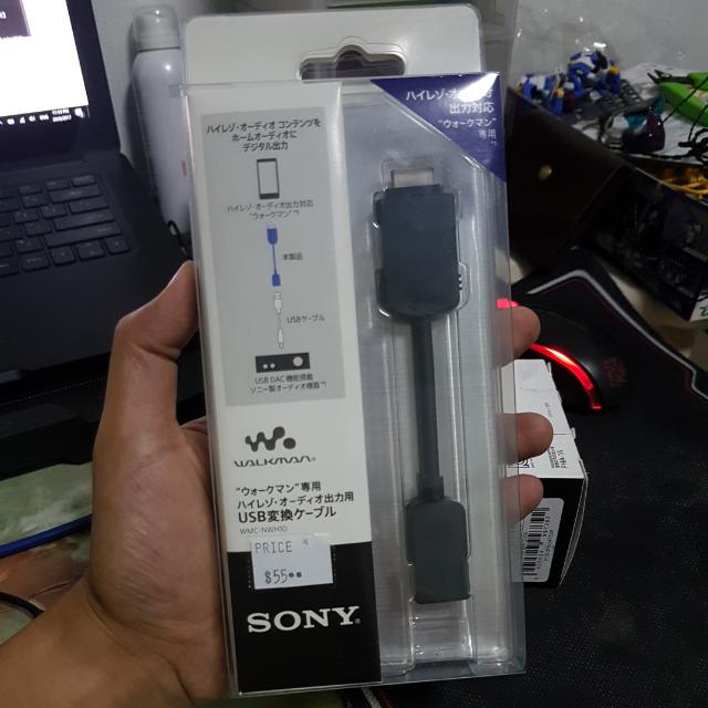 NW-F880 Walkman WMC-NWH10 SONY Conversion USB Cable for NW-ZX1