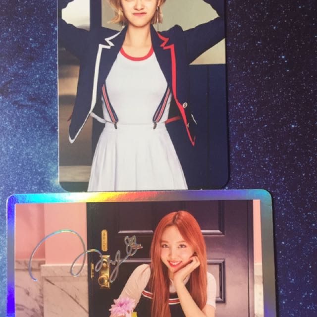 Wts Nayeon Special And Jungyeon Normal Entertainment K Wave On Carousell Born september 22, 1995), known mononymously as nayeon (korean: carousell