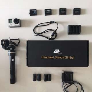 Bundle : GoPro Hero4 Silver + Feiyu Gimbal G4 Stabilizer