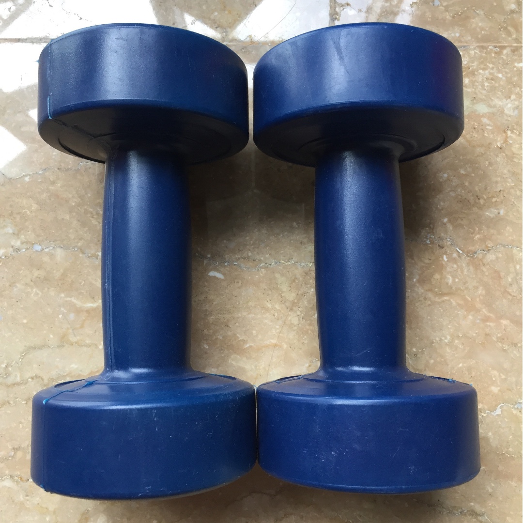 1kg dumbells, Sports Equipment, Exercise & Fitness, Toning & Stretching ...