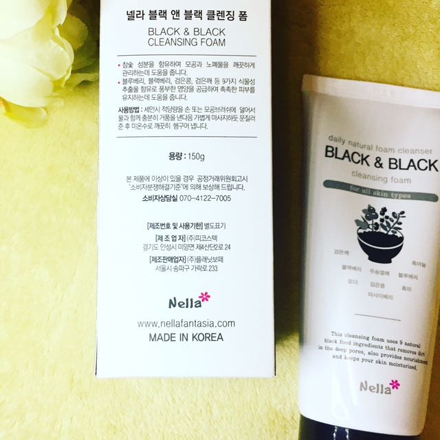 🌼 Nella Black & Black Cleansing Foam 💛 (Category: Face Care) located in Makati City. Submitted by tinytrendsph (Listing ID 113017905, Image 3). Description: .