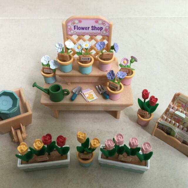Sylvanian families flower hot sale shop