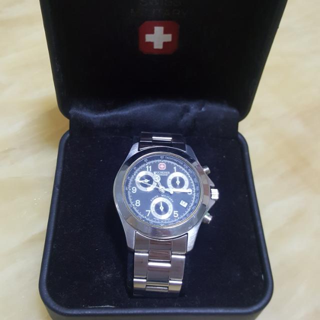 Bucherer Swiss Military Watch Men s Fashion Watches Accessories Watches on Carousell