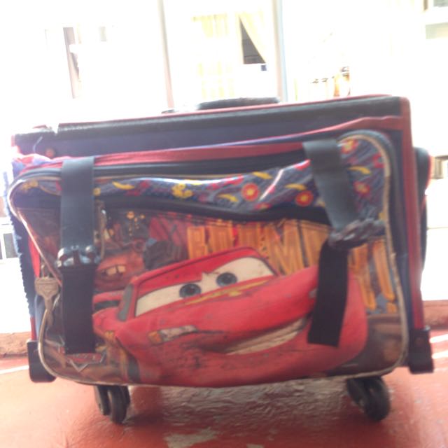 disney cars trolley bag