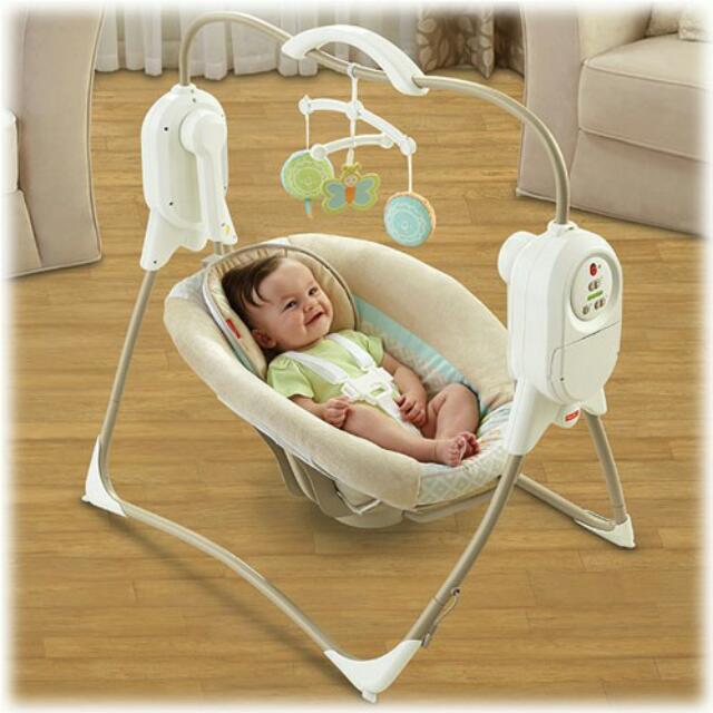 fisher price space saver cradle n swing