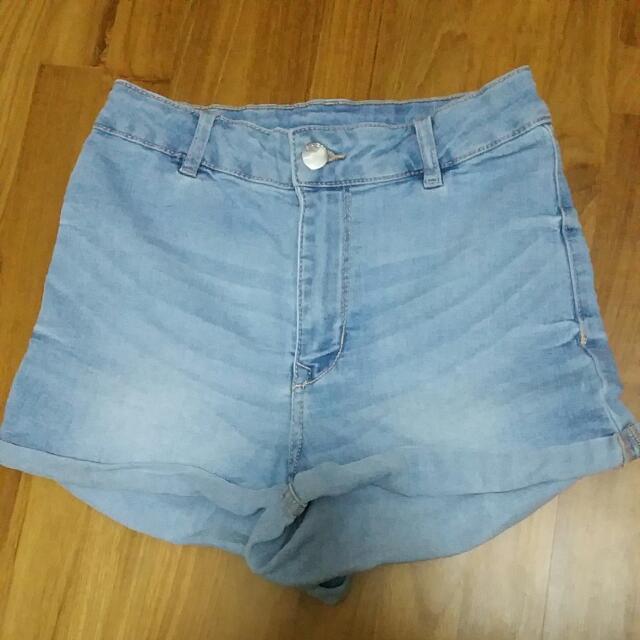 h&m divided high waisted jeans
