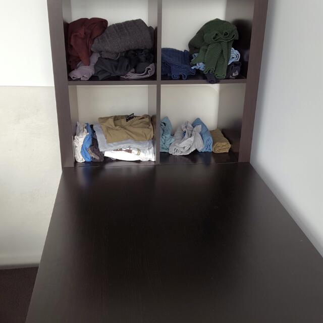 Ikea Desk With Attached Bookcase Home Furniture Furniture On