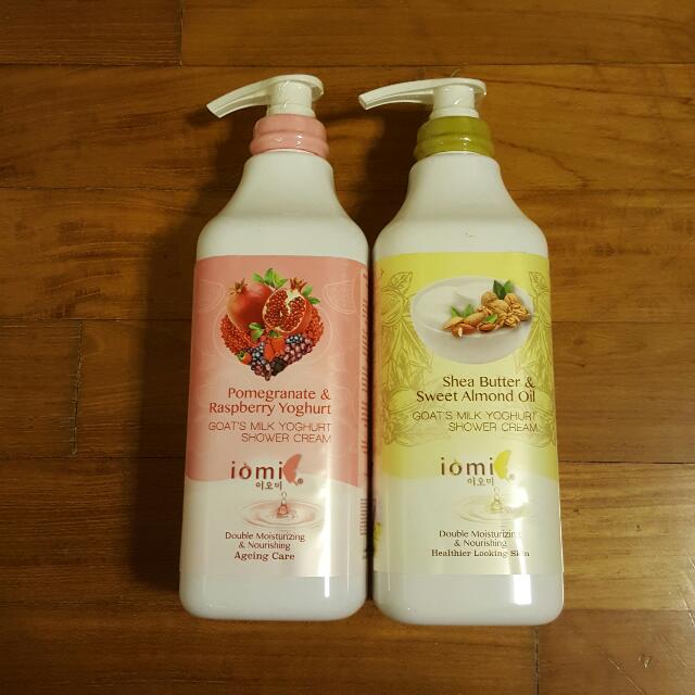 Iomi Goat's Milk Yoghurt Shower Cream, Health & Nutrition, Health