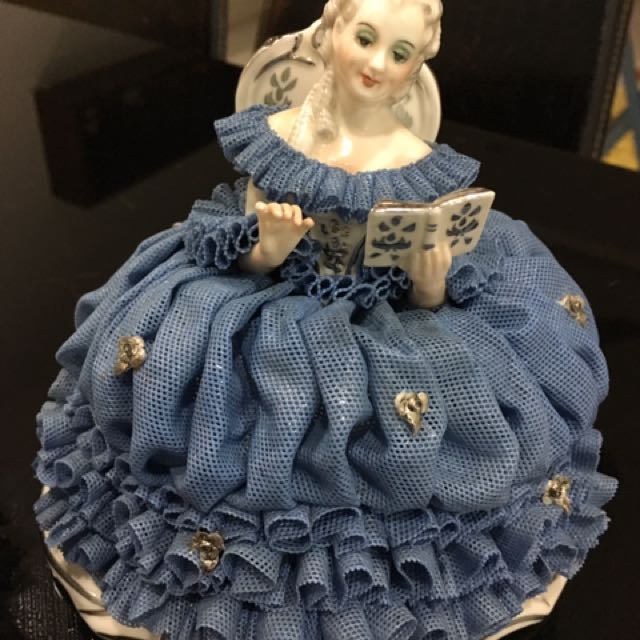 Irish Dresden Lace Porcelain Figurines, Furniture & Home Living