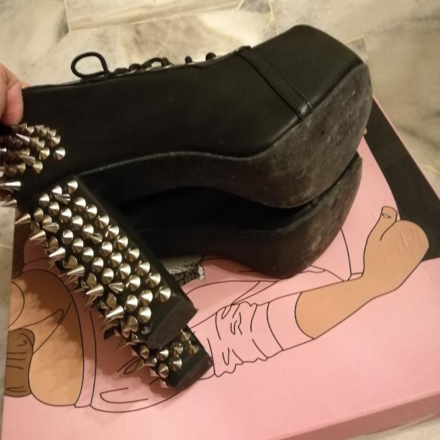 Jeffrey Campbell Lita Spike Boots Women s Fashion Footwear