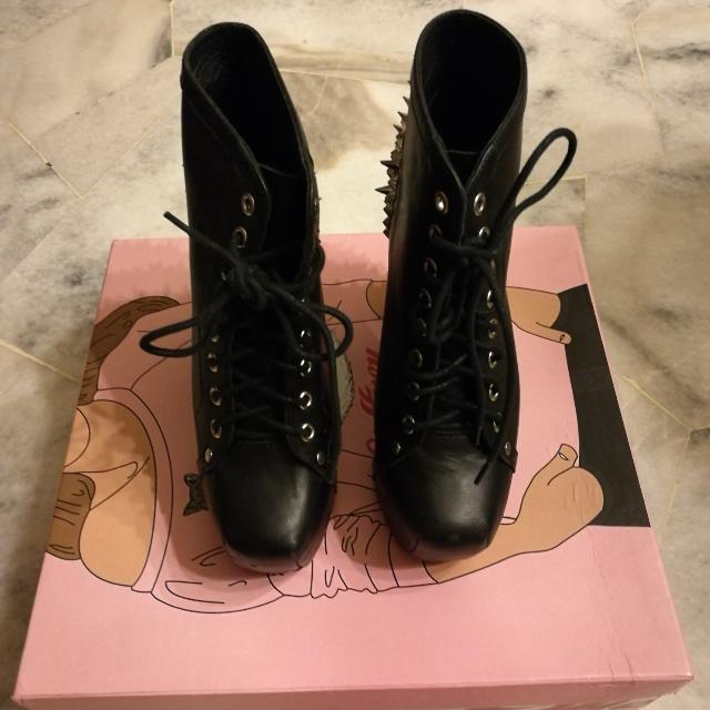 Jeffrey campbell lita top spike boots