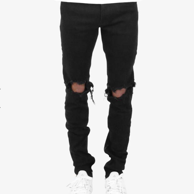 mnml black denim