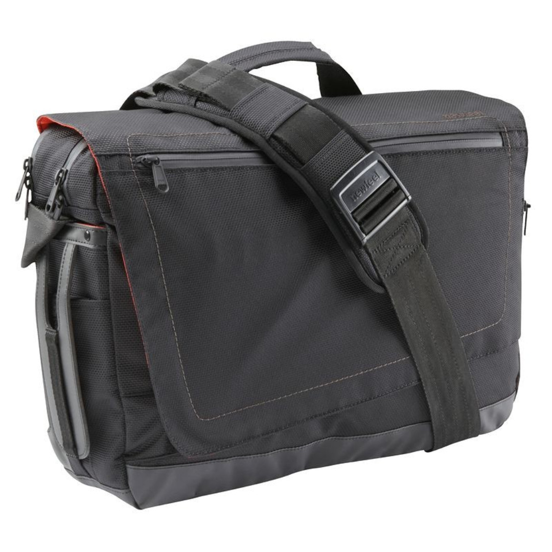 Laptop Messenger bag/Backpack - black 