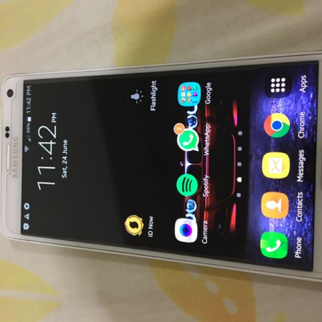 Samsung Galaxy Note 4 3g 32 Gb White Telepon Seluler Tablet Di Carousell