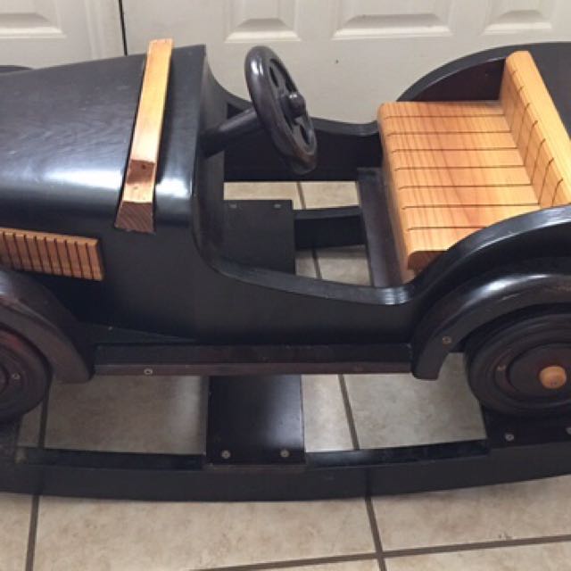 Solid Wood Rocking Toy Car Toys On Carou