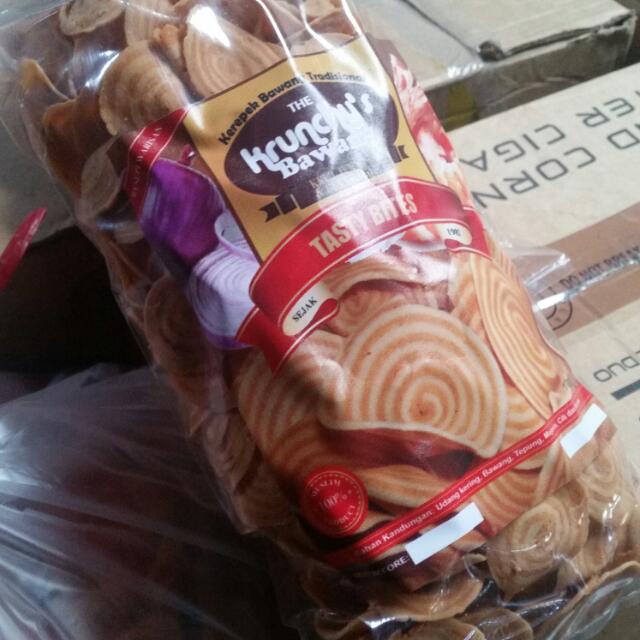 The Krunchys Bawang Food Drinks Packaged Snacks On