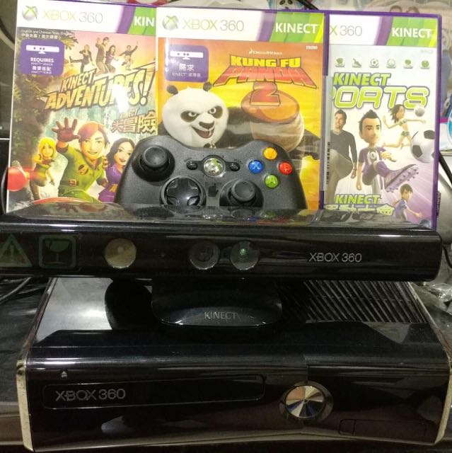 Xbox 360 With Kinect And Controller And Games Toys Games Video Gaming Consoles On Carousell How to connect a kinect: carousell
