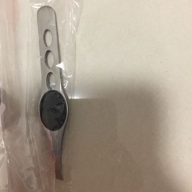 Y F M Stainless Steel Eyebrow Clip Tweezers Ingrown Hair Beard