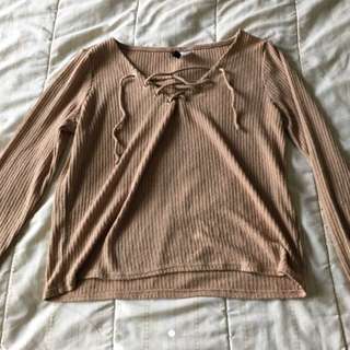 Lace Up Tee