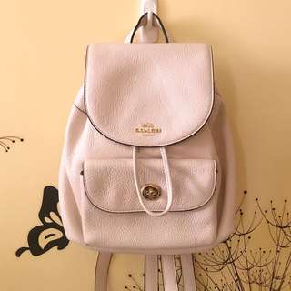 coach mini turnlock backpack