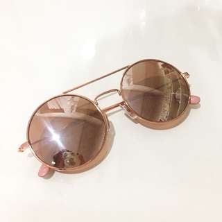Rose Gold Round Sunnies