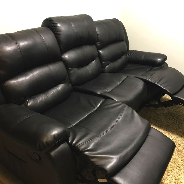 3-seater Recliner, Furniture & Home Living, Furniture, Sofas on Carousell