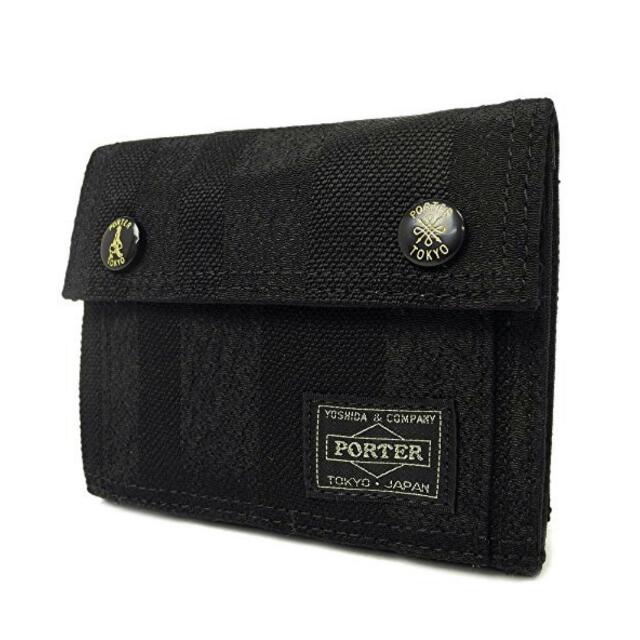 日本直送YOSHIDA PORTER PORTER TANGO BLACK Wallet 638-07802, 男裝