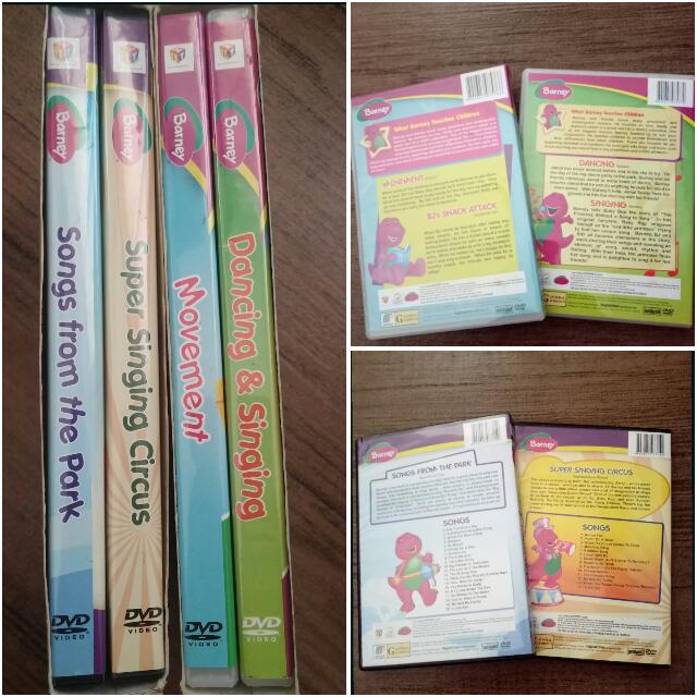 barney dvd collection