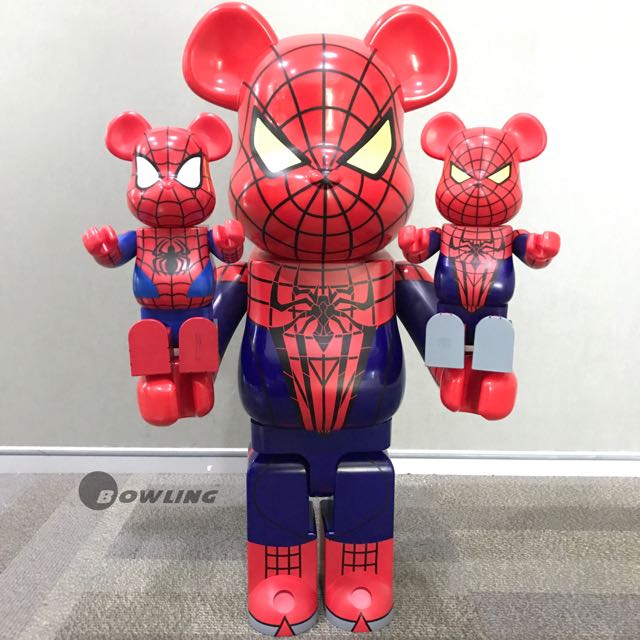 spider man bearbrick