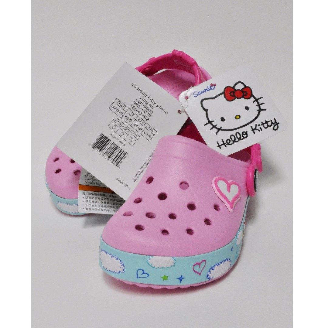 Crocs Hello Kitty, Babies & Kids, Babies & Kids Fashion on Carousell