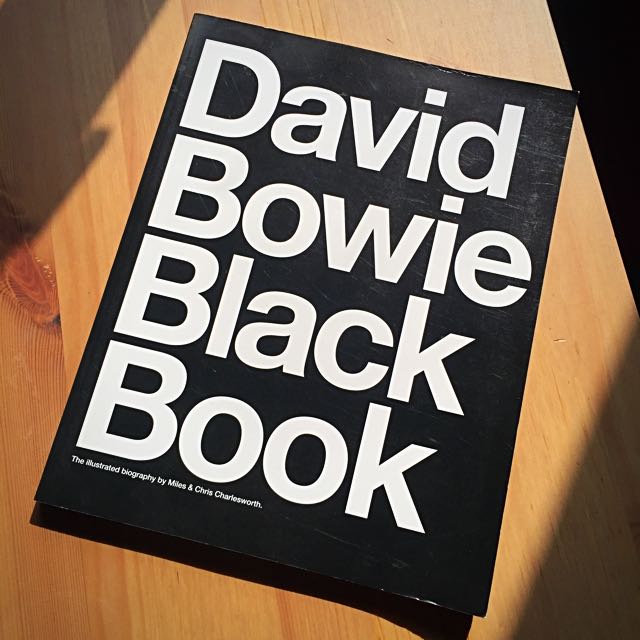 David Bowie Black Book Coffee Table Books Stationery Photo