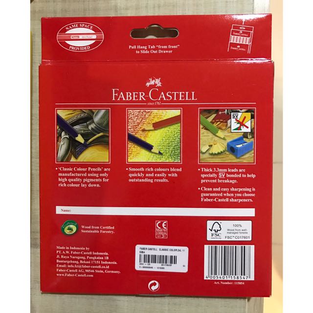 Faber Castell Pensil Warna Books Stationery Stationery On