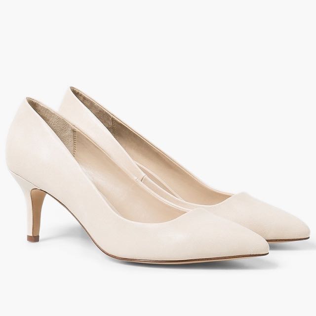 mango kitten heels