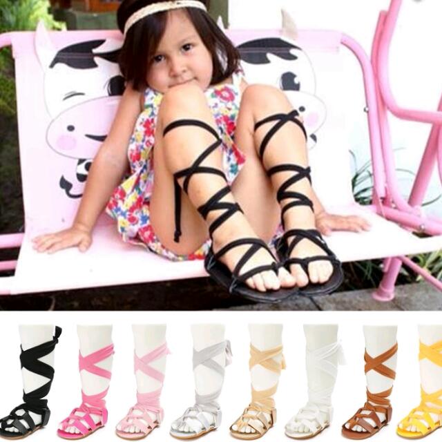 gladiator shoes for baby girl